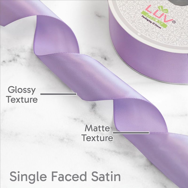 LUV RIBBONS Creative Ideas Satin Single Face 1.5" Inch Ribbon x 50 Yards,for Gift Wrapping Crafts Wedding Decoration Bows Bouquet Floral Arrangement - Image 2